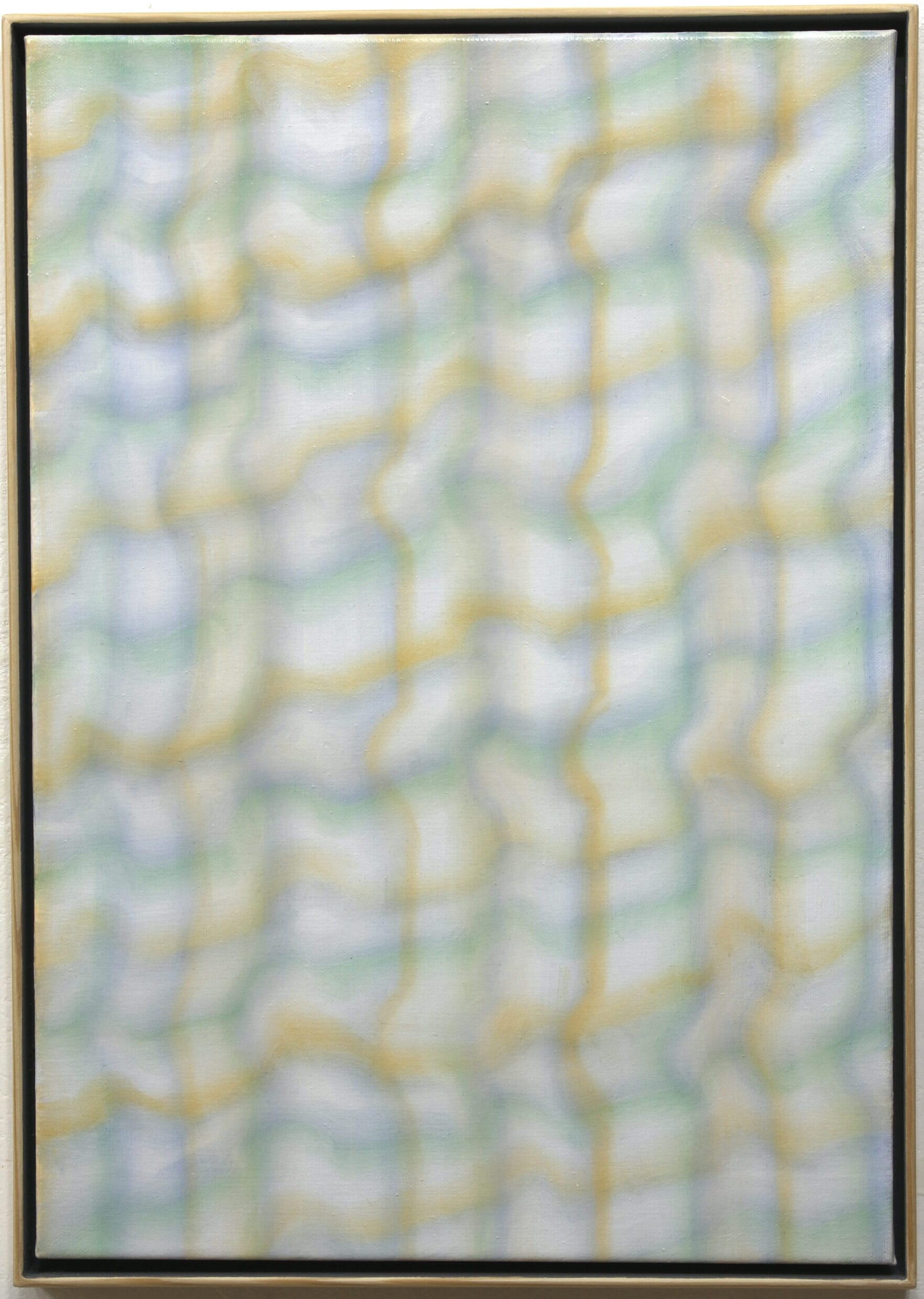 Abstrakti värikäs aaltoileva kuvio kankaalla