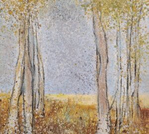 Syksyinen metsä, maalauksellinen värikäs luonto